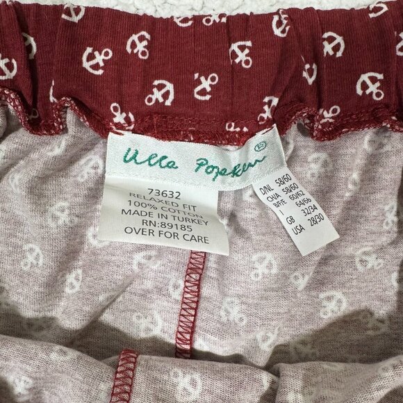 Ulla Popken Women's All Over Anchor Print Skort Skirt Size 28 / 30 Nautical - Picture 5 of 5